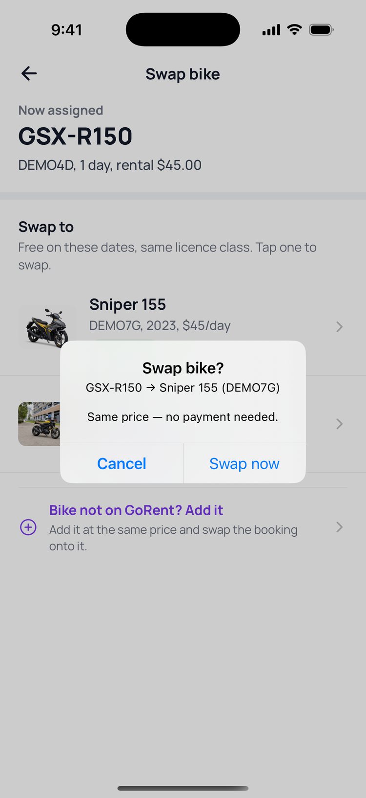Step 5: Tap ‘Swap now’.